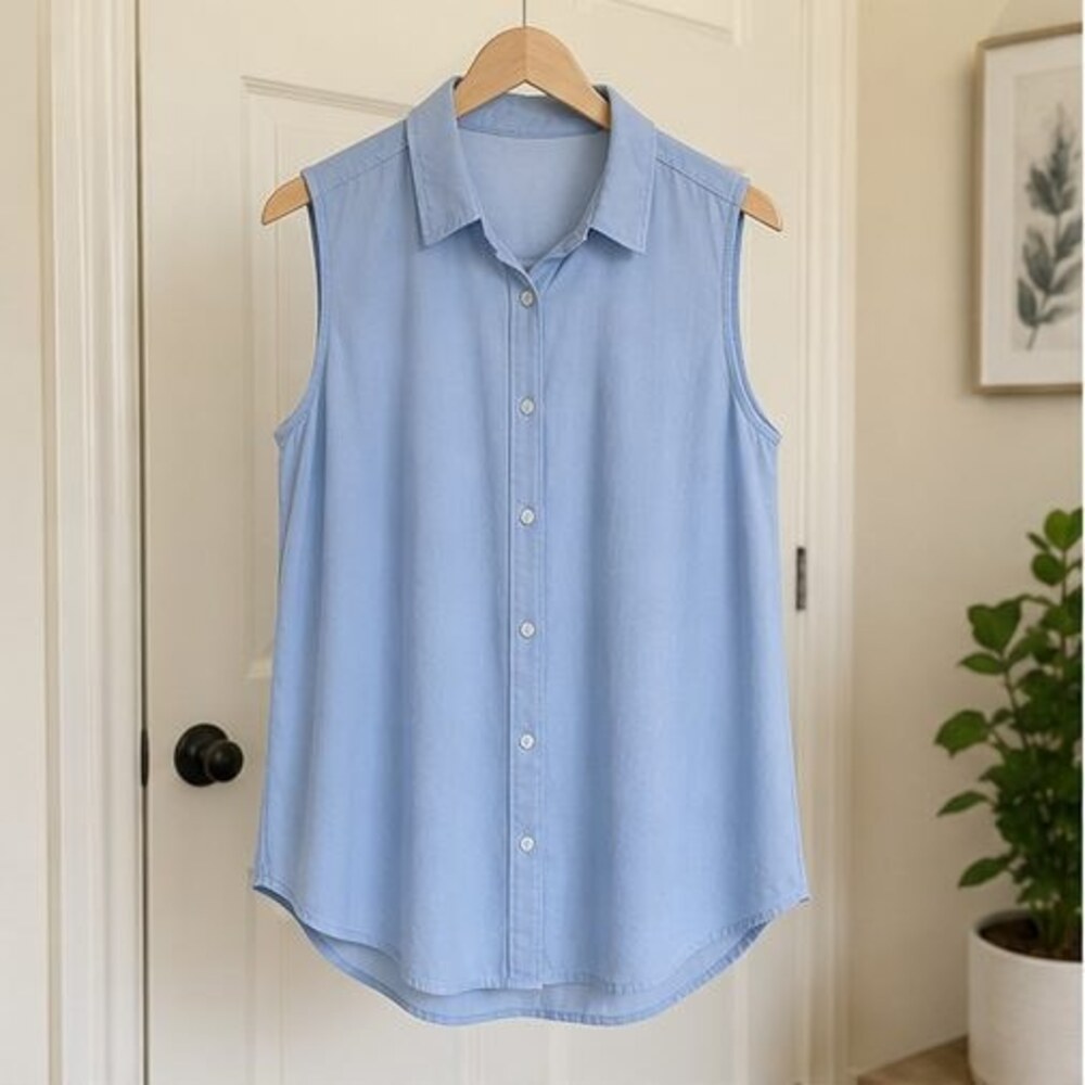 Blue Cami Blouse